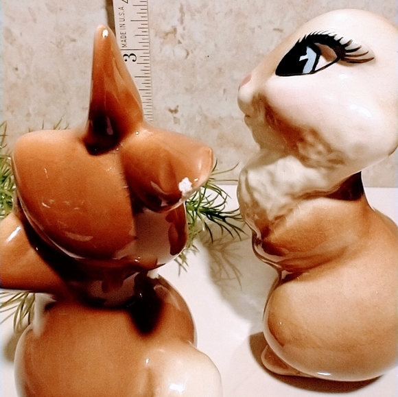 Set-2 Vtg Miss Bunny Disney Bambi Blossom Bunny Thumpers Girlfriend Porcelain 40 - Picture 16 of 16